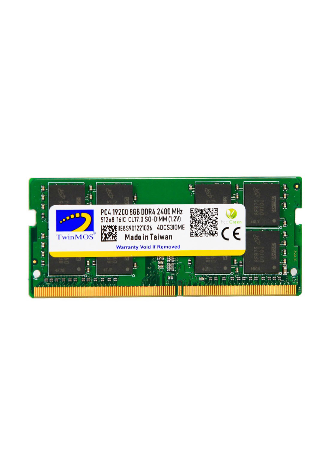 Twinmos 8GB DDR4 2400Mhz Memory Module So-Dimm Twinmos