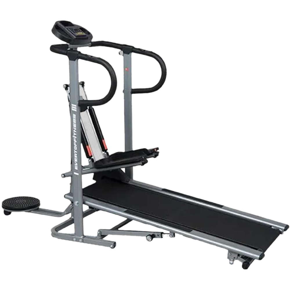 4-In-1 Manual Treadmill With Stepper High Quality And Strong Steel