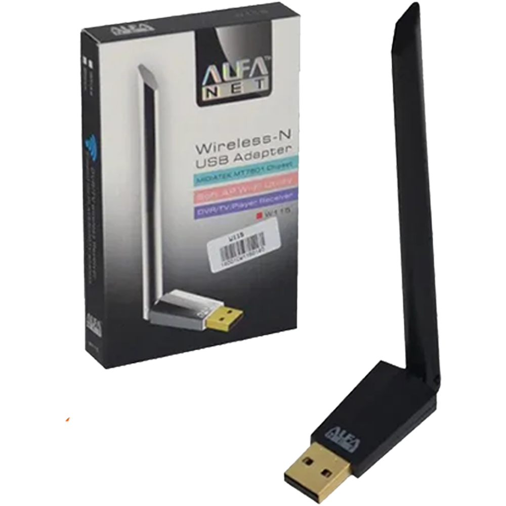 AUFA NET USB WiFi Adapter and WiFi Receiver 150MBPS (W115) Non
