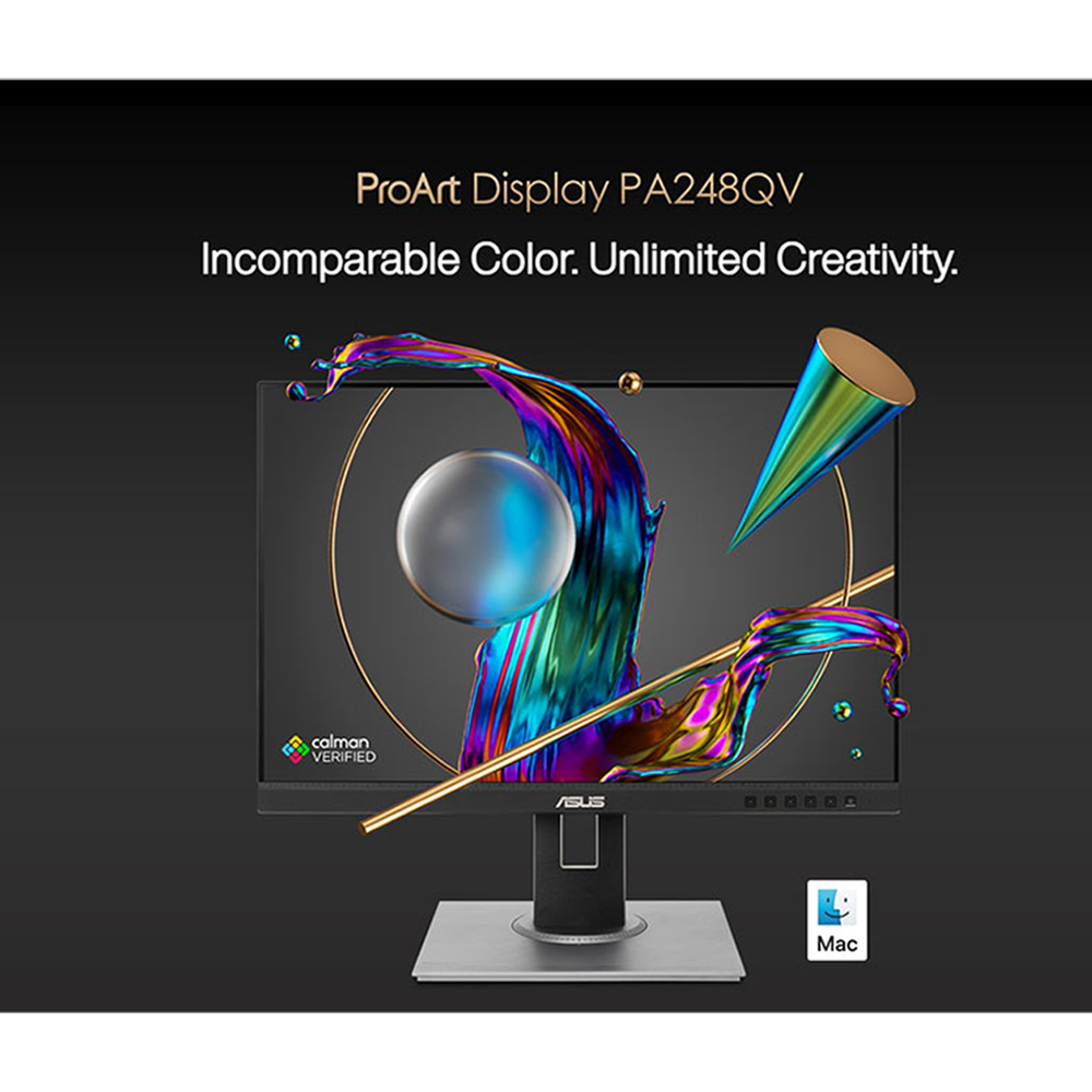 Asus ProArt Display PA248QV 24 Inch WUXGA IPS Professional Monitor