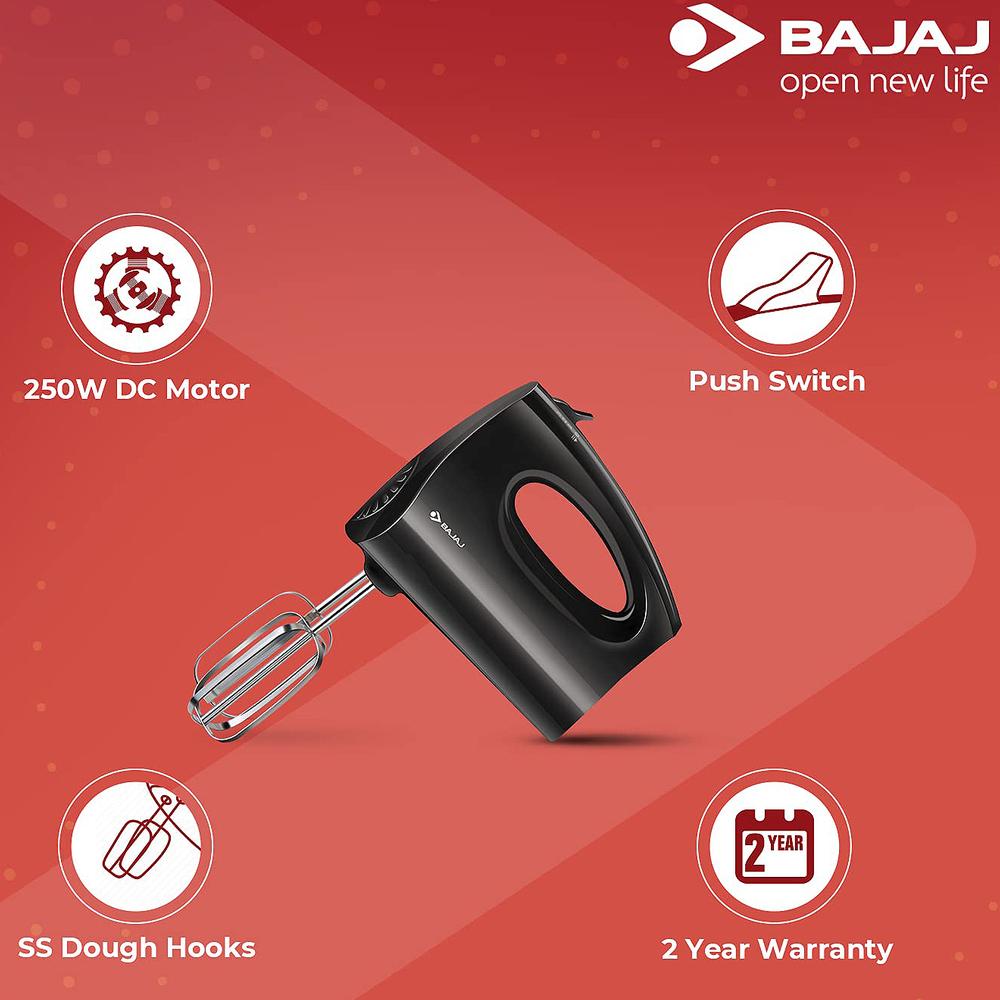 Bajaj Powerful 250W Hand Mixer HM-01 HM-01 Bajaj
