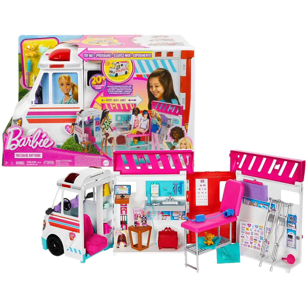 Barbie HKT79 Transforming Ambulance and Clinic Playset Barbie