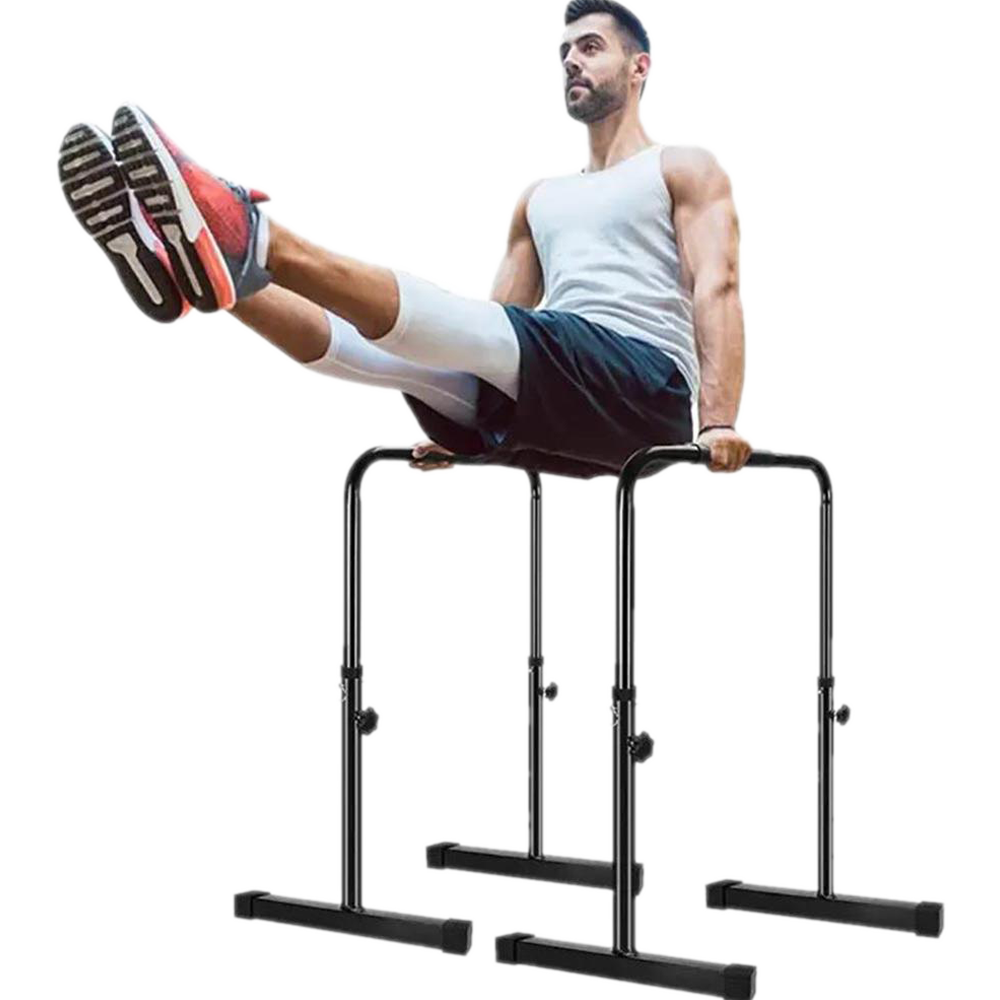 Dips Bar Stand Adjustable High Push Up Stand 30 to 38 Inch