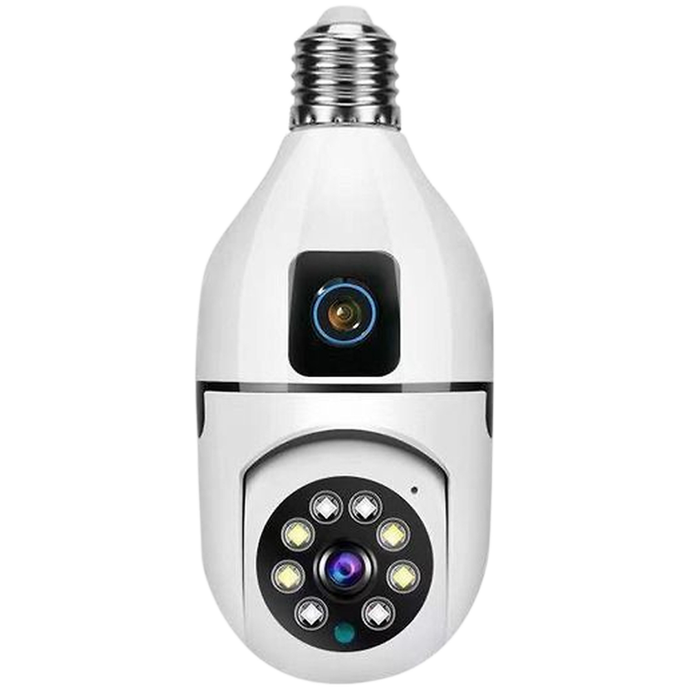 Dual Lens V380 Pro PTZ Bulb IP Night Vision Camera Price in Bangladesh