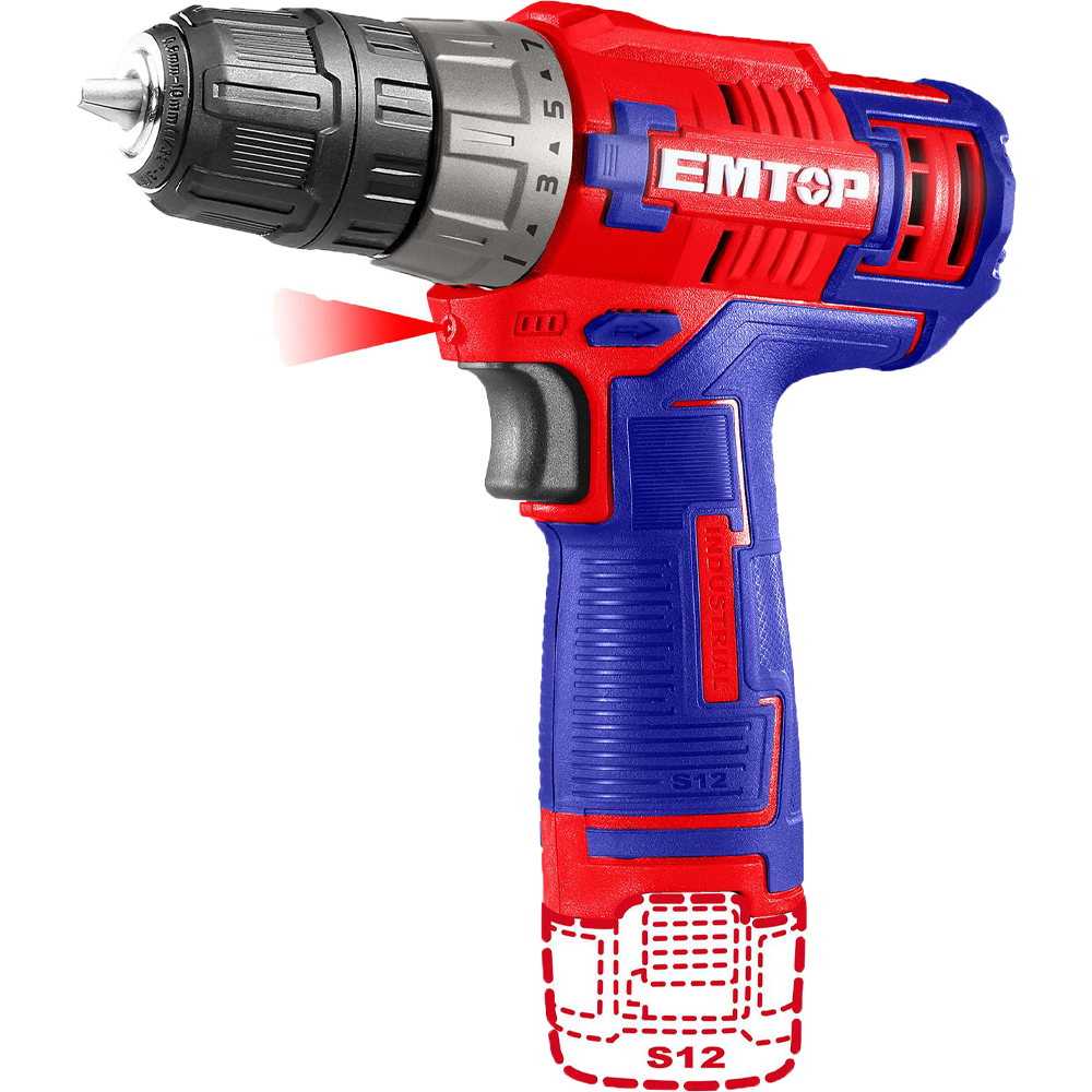 Emtop ECDL12510 Cordless Drill 12V price in Bangladesh