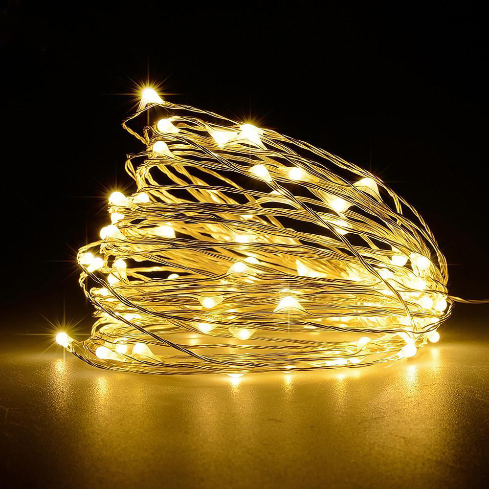 Fairy Decorative Light 100 LED-White, 33 Feet Waterproof LED Light for Wedding Festival Party. -Room Decoration Light-Room Decoration Light