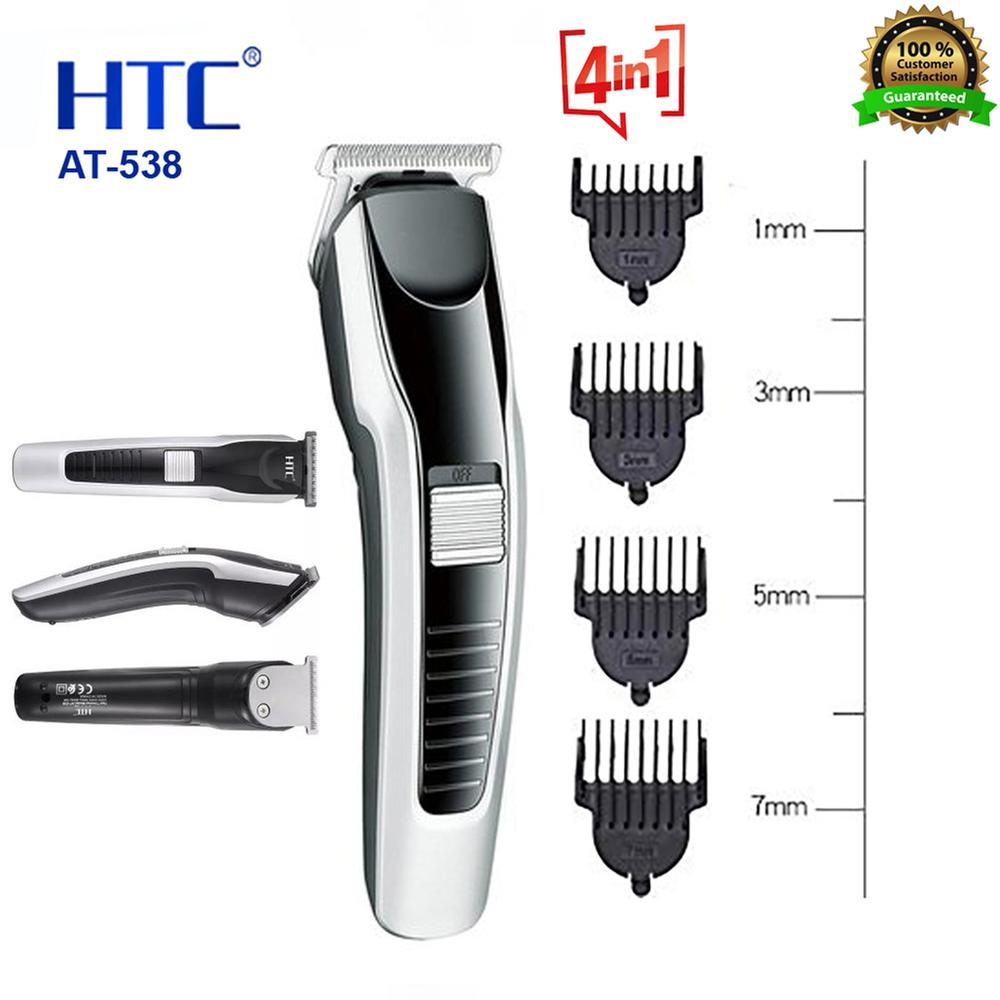 HTC AT-538 Rechargeable Hair and Beard Trimmer For Men HTC