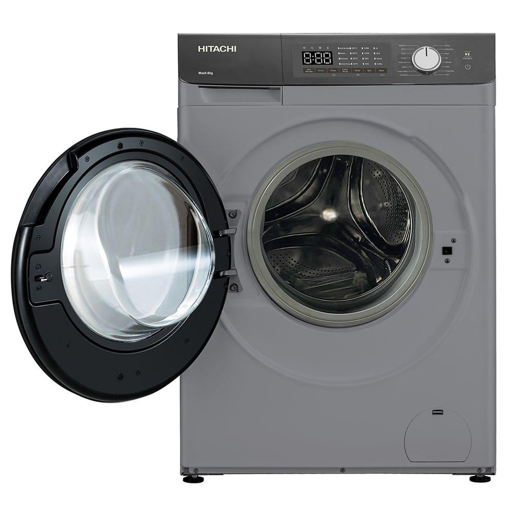 Hitachi Inverter Washing Machine 8 KG - HIWM-BD-802HVOS-W