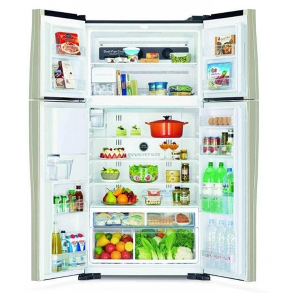Hitachi RW-660PUC7-GBW 4-Door Refrigerator - 660 Ltr : Hitachi