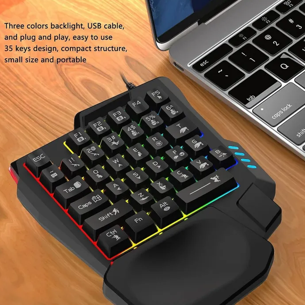 Jedel K601 35 Keys Wired Gaming Keyboard price in Bangladesh