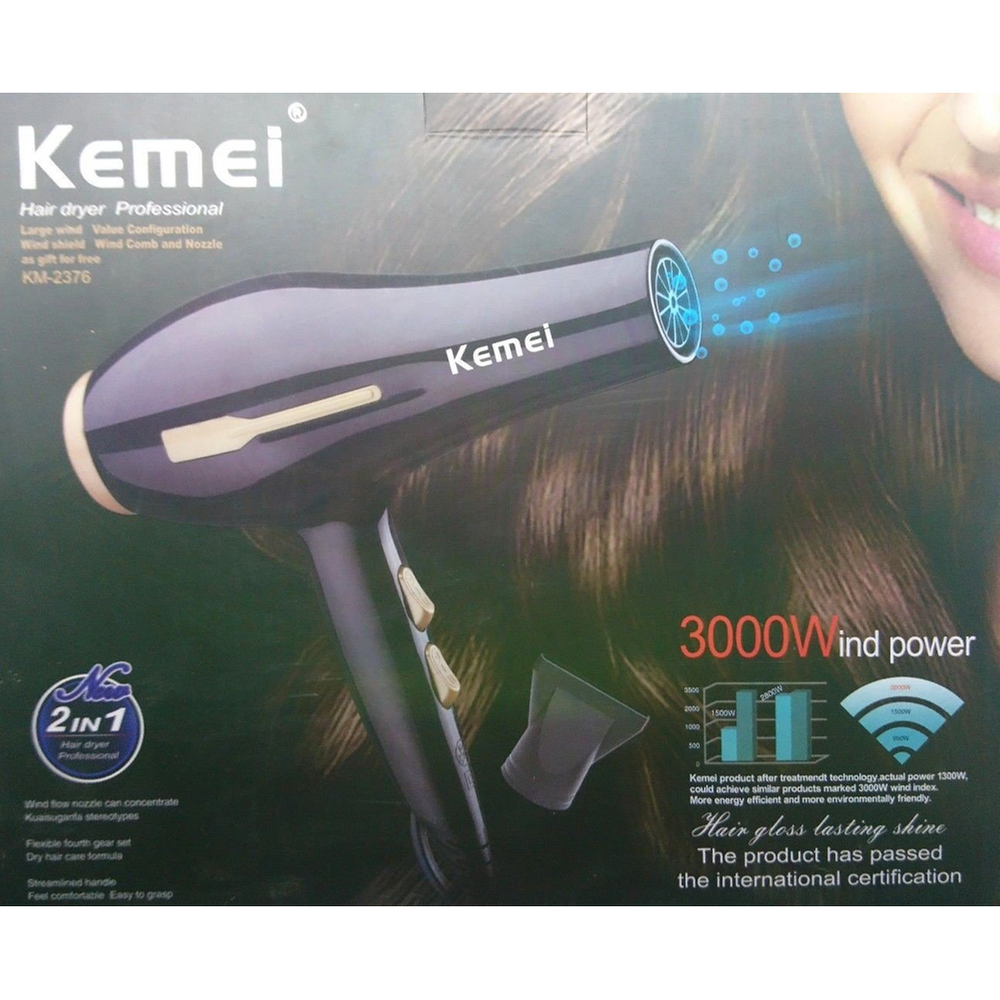 Kemei in Hair Dryer Professional KM-2376 Price in Bangladesh