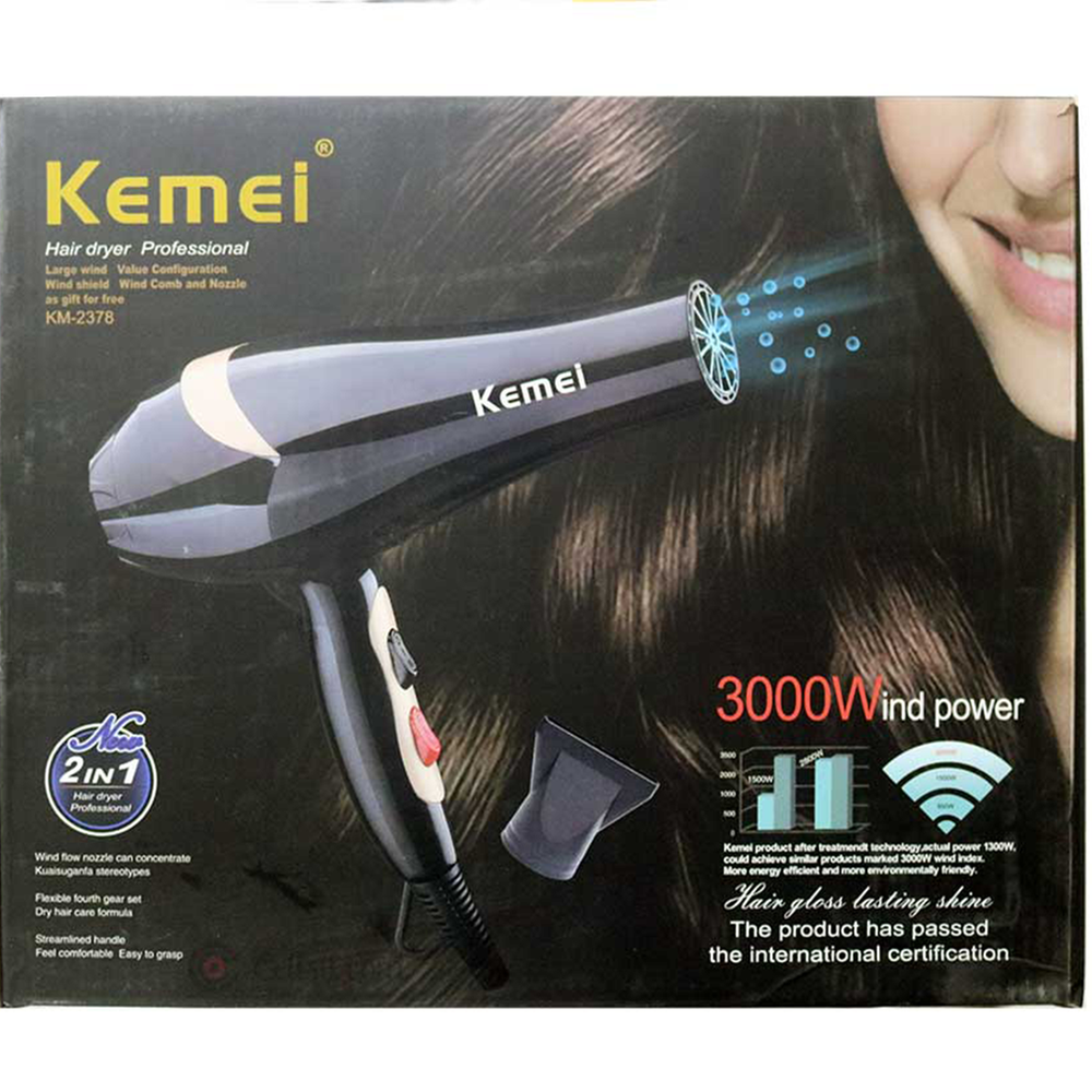 Kemei in Hair Dryer Professional KM-2378 Kemey