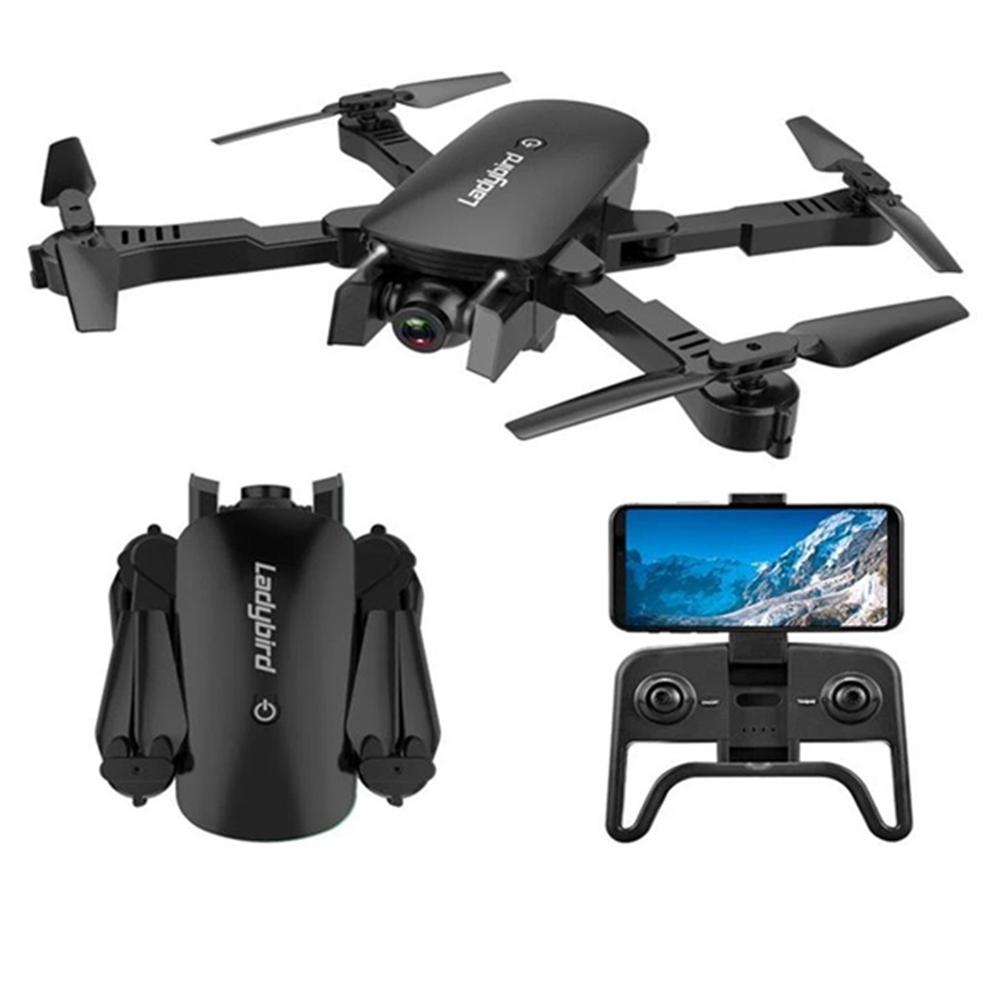 Ladybird Drone RC Quadcopter with UHD 4K- BLack Non-Brand
