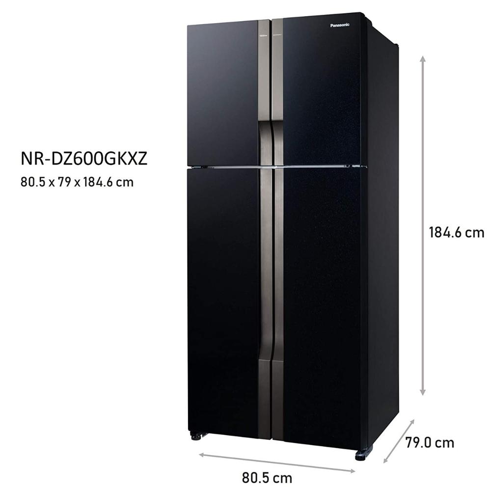 Panasonic NR-DZ600GKXZ Non-frost Top Freezer Inverter Refrigerator