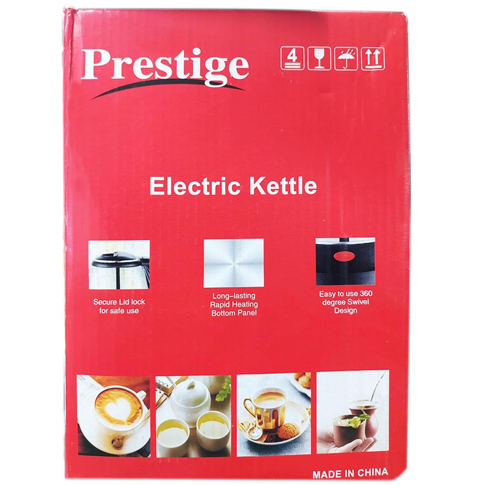 Prestige Electric Kettle - 2 Liter - Silver And Black
