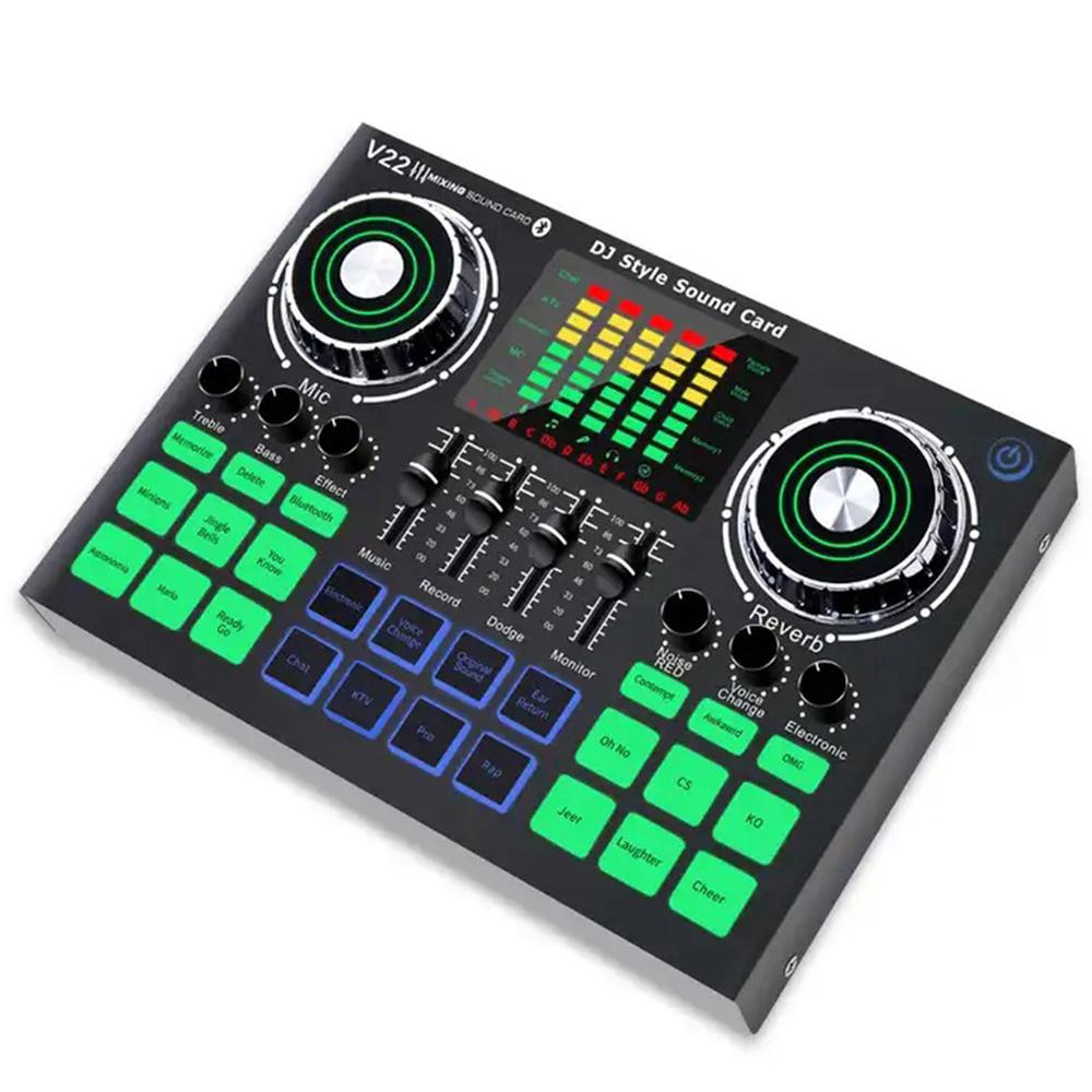 Professional Quality DJ Style V22 Sound Card Home Studio Equipment