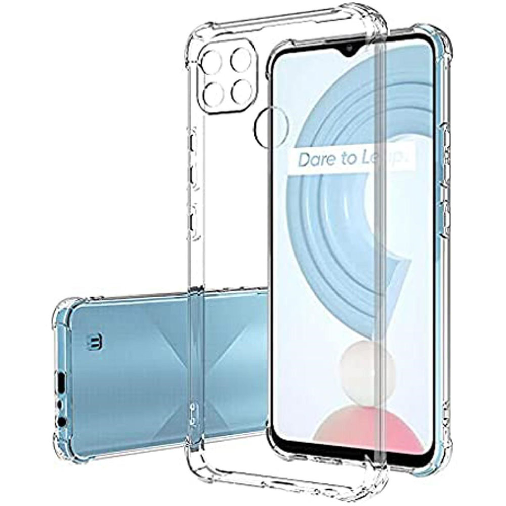Ivoler Transparente Silikon Hülle Für Realme C25Y / C21Y – Stoßfest, Dünn, Kratzgeschützt