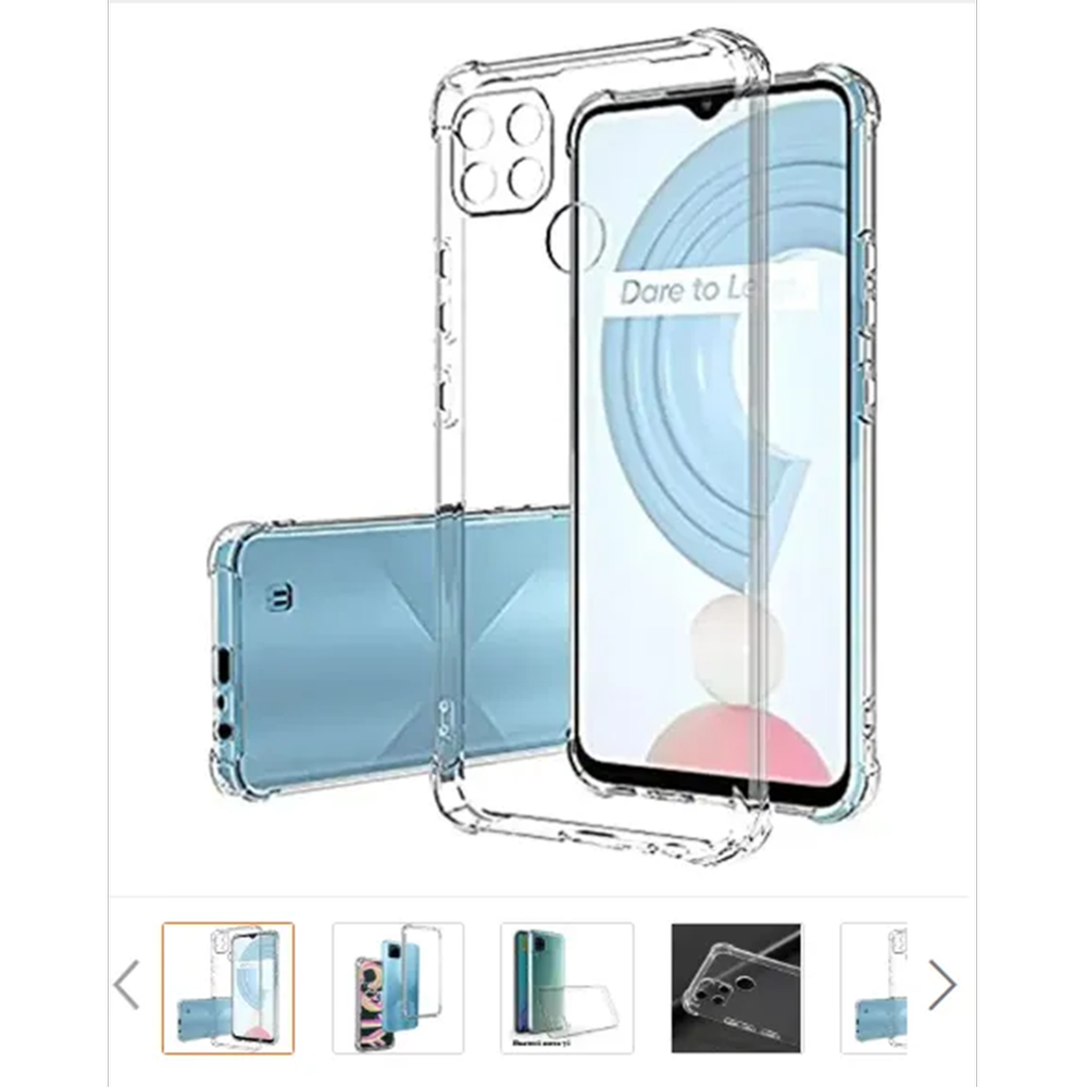 Ivoler Klare Silikon Hülle Für Realme C25Y / C21Y – Transparente TPU Schutzhülle Mit Stoßfesten Ecken & Kratzschutz