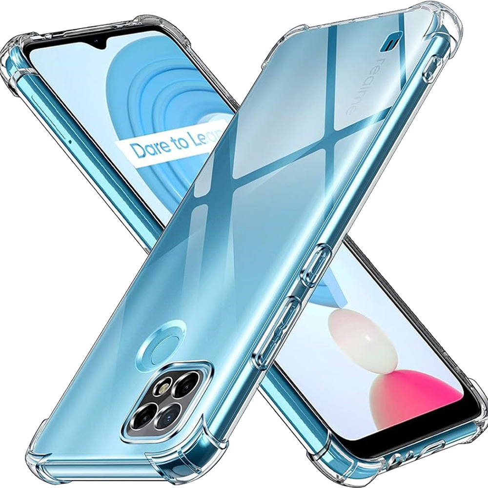 Realme C21Y C25Y Premium Silicone Case Crystal Clear Soft TPU