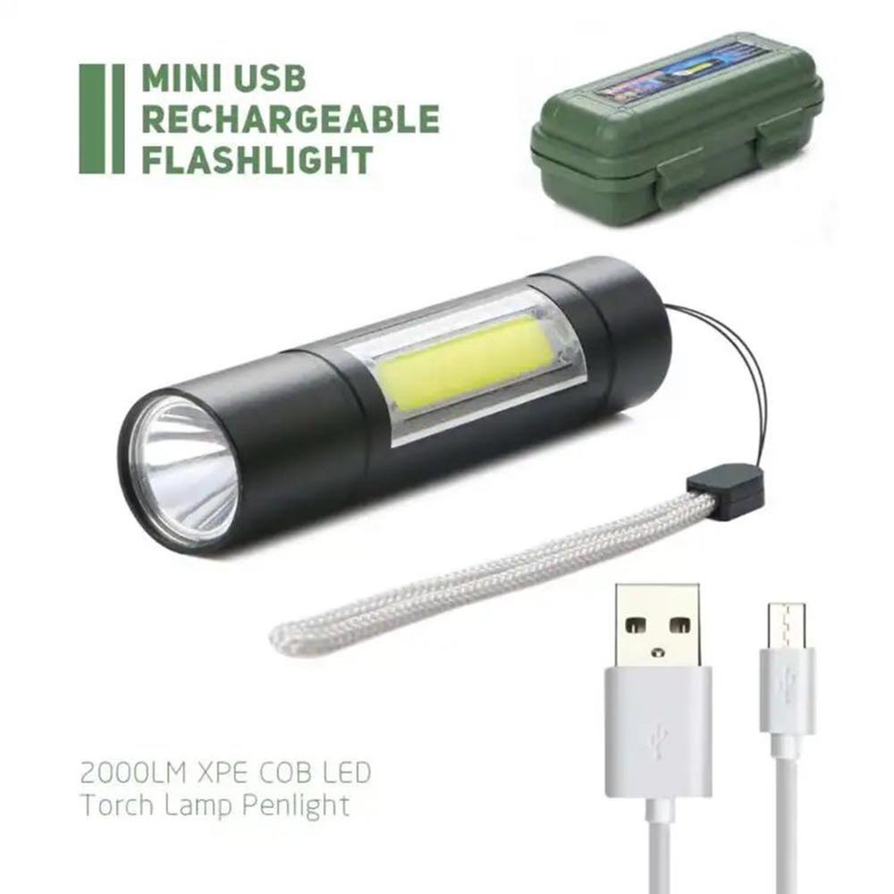 2000lm 3-mode waterproof led rechargeable flashlight GEARLITE Torch Rechargeable, Zoomable Torch with 3 Modes, Long-Lasting IP65 Torches Led Super Bright for Camping, Hiking, Emergencies Aluminum. 2000lm LED Waterproof Flashlight Focusable