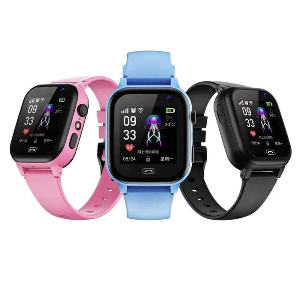 SIM Supported Kids Smart Watch (Smart2023 C005) – Pink Color Non