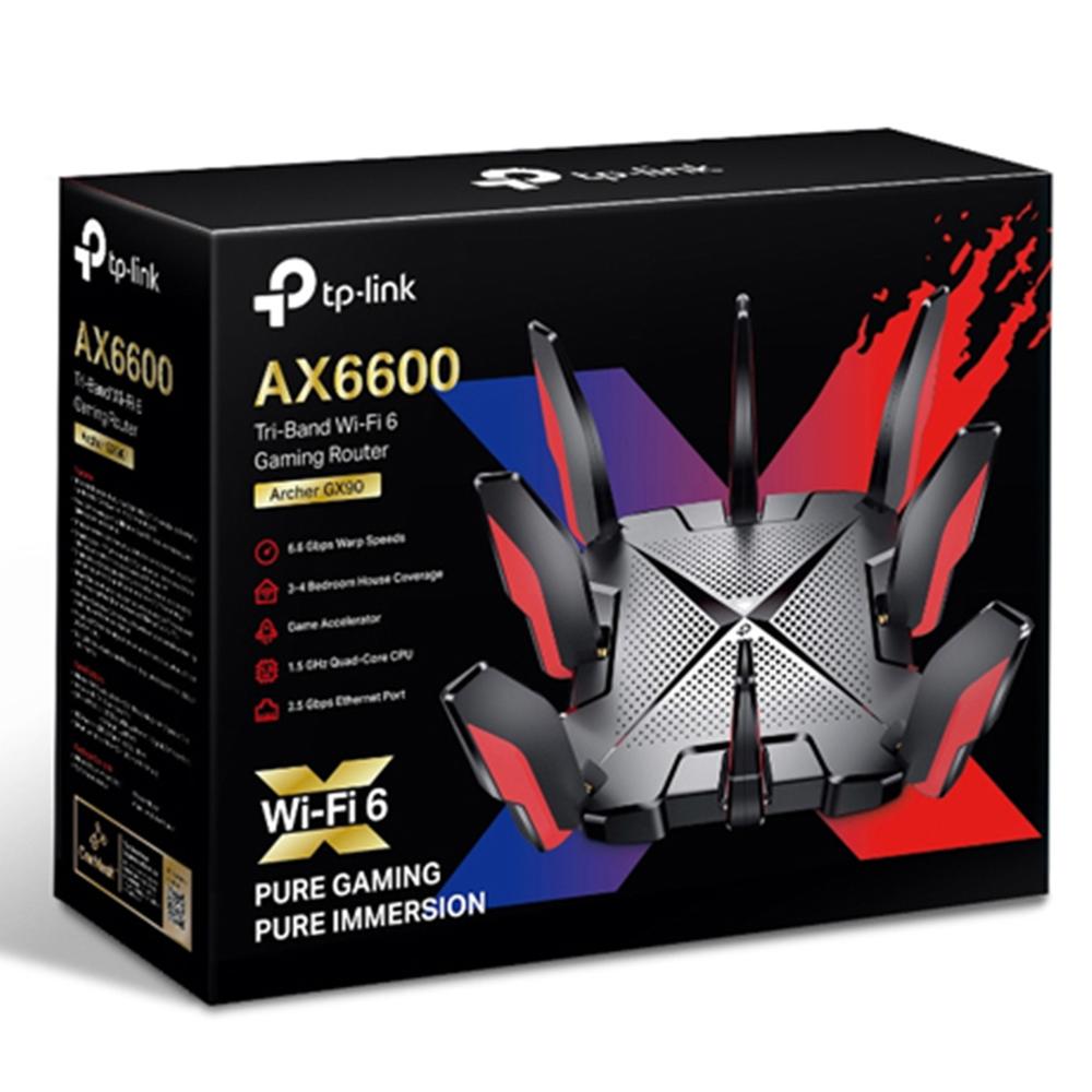 TP-Link Archer GX90 AX6600 Tri-Band Wi-Fi 6 Gaming Router : TP