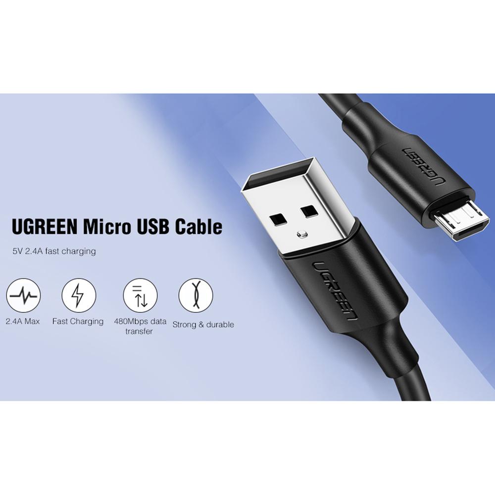 Cavo Micro USB, [2M] Nylon Intrecciato, Android Trasferimento