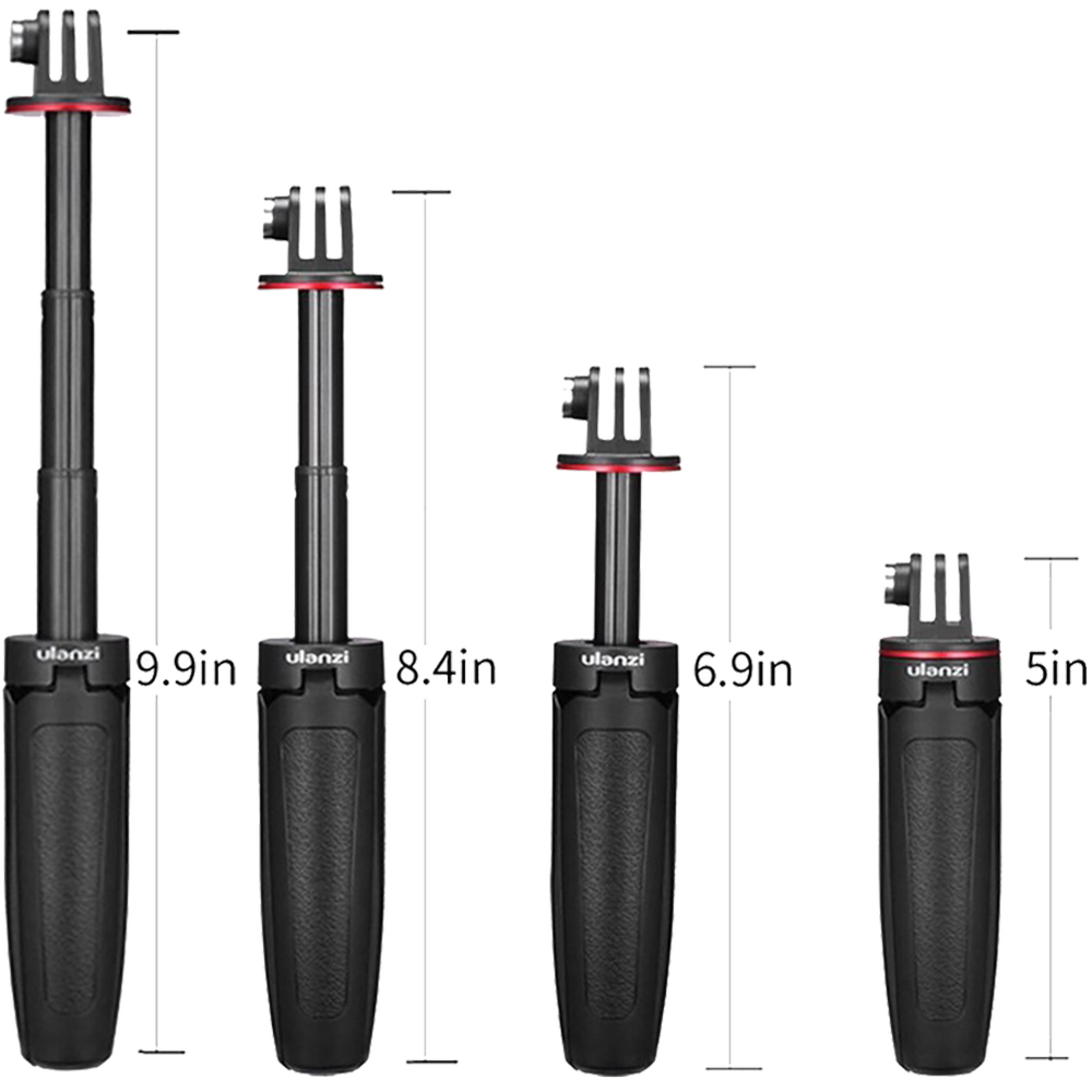 KIWIFOTOS 3 In 1 Cell Phone Tripod Ount, Phone Caera Grip Handle Holder With Detachable