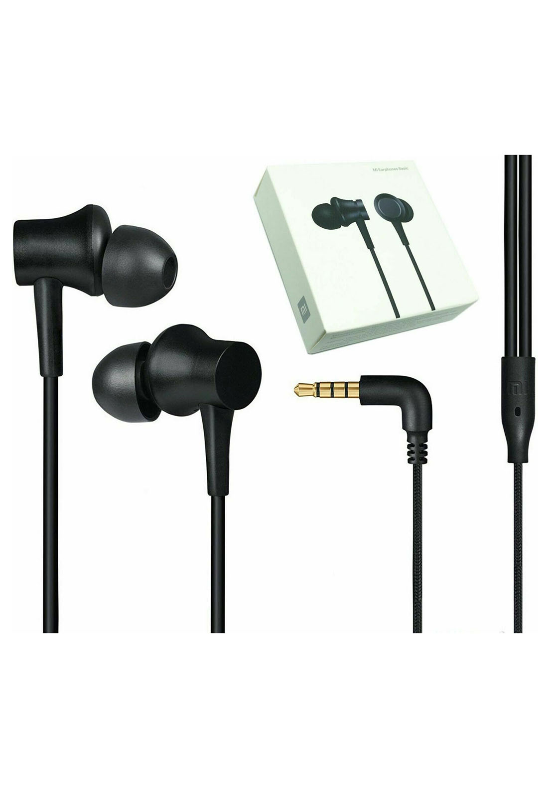 Ear Headphones Basic Mi Earphone Black EARPHONE XIAOMI MI IN-EAR