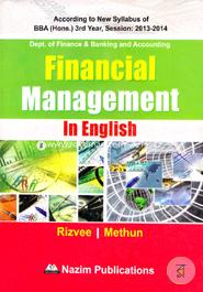 Financial Management In English (BBa Hons. 3rd Year, Session: 2013-2014) Subject Code: 232415, 232513) image