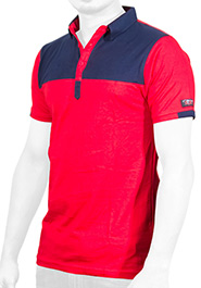Suisuta Red and Navy Men Polo T-Shirt(TS127) image