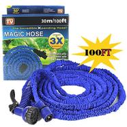 100ft Magic Hose Pipe Nozzle for Garden Wash Car Bike with Spray Gun- Blue icon