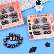 10 Pcs Polished Black Magnetic Balls Toy Game icon