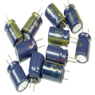 10 Pcs- Radial 220uf 25 Volt Electrolytic Capacitors 220uf 25 Volt Radial Polarized Aluminum Electrolytic Capacitor Tht Electrolytic Radial Capacitors Electronics Circuitry And Parts image