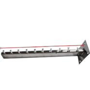 10 hook Hanger Wall Clothes Straight Mounted Hanging 1 Pcs image