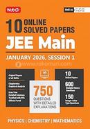 10 online solved papers JEE Main image