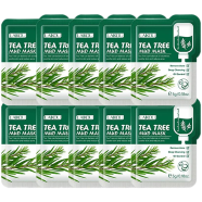 10pcs LAIKOU Tea Tree Mud Mask Deep Cleansing Moisturizing Oil-Control Anti Wrinkle Whitening Essence Clay Mask Face Skin Care image