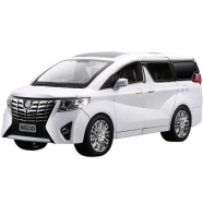 1:24 Toyota Alphard Vellfire Diecasts Alloy Car XLG Luxurious Simulation Toy Vehicles Metal Car 6 Doors Open Model Car Sound Light Toys For Gift -212088193