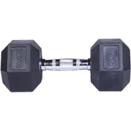 12.5 KG Hex Dumbbell 1 Pcs - Black image