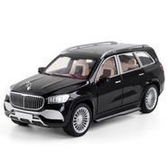 1:28 Mercedes Maybach GLS 600 Diecast Alloy Car ChiMei Luxurious Simulation Toy Vehicles Metal Car 6 Doors Open Model Car Sound Light Toys For Gift image