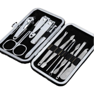 12PCS Manicure and Pedicure Set-Nail Clippers, Cuticle Trimmer, Cleaner and Grooming Kit with Case icon