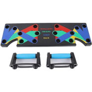 12 in 1 Folding Push-up Bracket Board Portable Fitness Workout Gym Training Exercise Multifunction Muscle board - NF Sports image