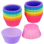 12pcs/lot 7cm Silicone Reusable Cake Mold Muffin Cupcake Jelly Baking Nonstick Maker Mould Pastry Holder Cup Cooking Tools icon