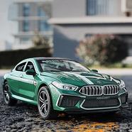 1:32 M8 MH8 Diecast Alloy Car Model And Toy Metal Vehicles Car Model Collection Sound And Light High Simulation Kids Toy Gift-Green