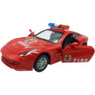 1:32 Scale Rescue Police Toy Car and Ambulance With Auto Music Gift For Children(metal_police_c_black_411) - White icon
