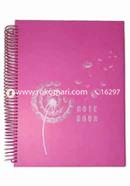 Hearts Panel Notebook Flower Design (MagentaColor) image