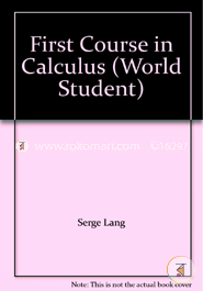 First Course in Calculus (World Student) image