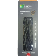 1.5 Meter 2 Pin Adapter Power Cable AC Cord For For Laptop Printer Power Adapter Charger Trimmer image