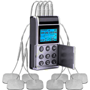 15 Modes 4 Output Channel PMS Eletric Professional Muscle Stimulation Physiotherapy Tens Electrodes Machines Body Massager Pads icon