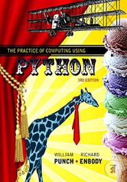 The Practice of Computing Using Python image